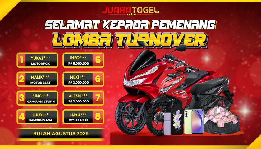 LOMBA TURNOVER BULAN AGUSTUS 2025	